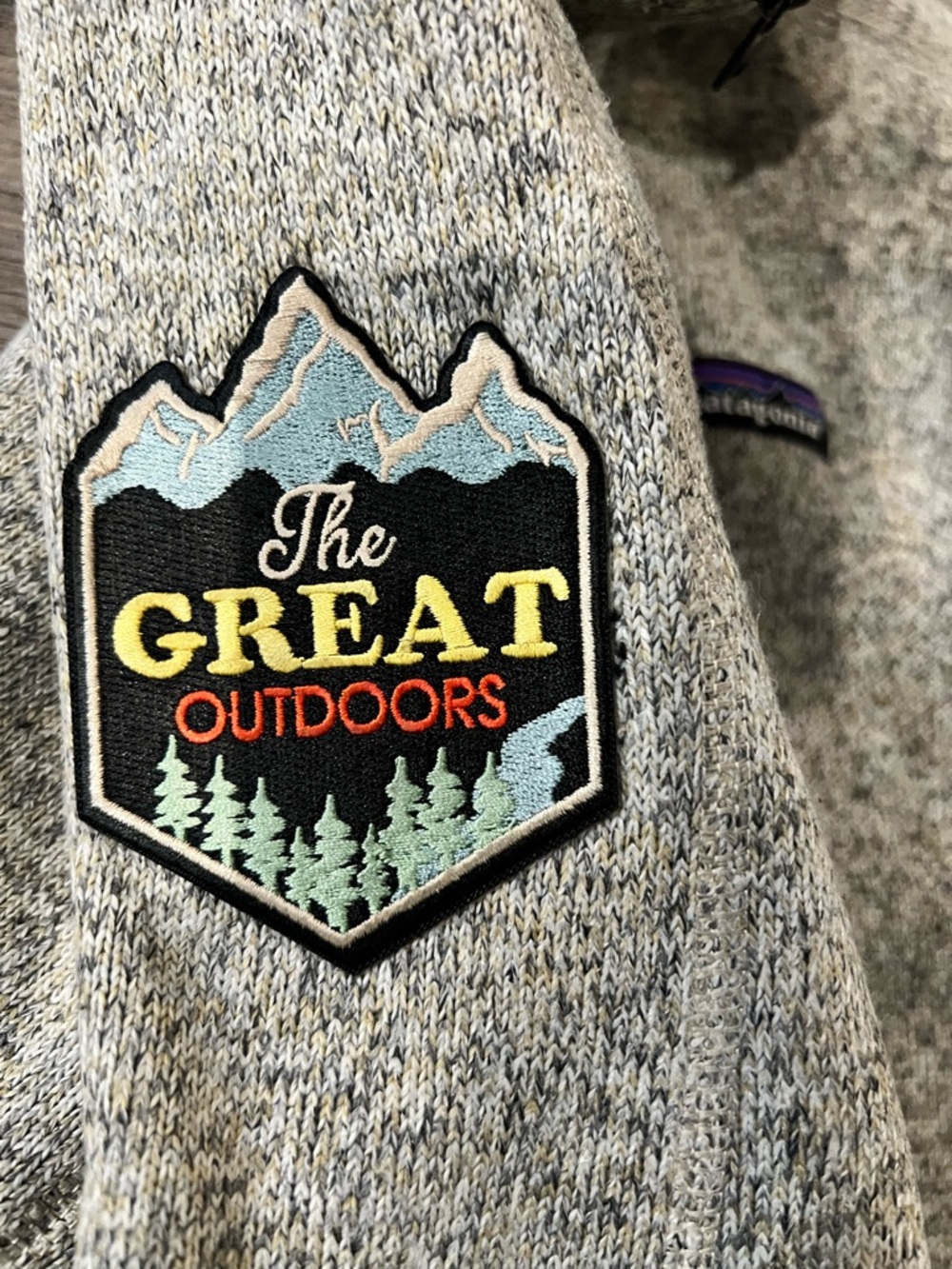 Patagonia Heathered Quarter Zip Fleece Pullover Size XXL - Picture 4 of 4